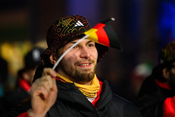 260206 Athletes of Germany during the Opening Ceremony of the 2026 Winter...