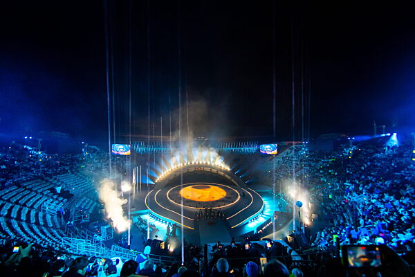 260222 A performance during the Closing Ceremony of the 2026 Winter Olympics...