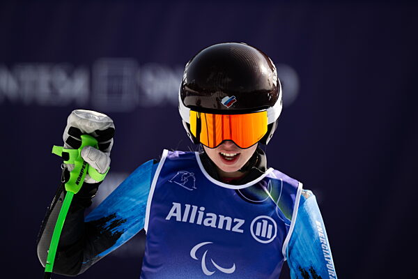 260309 Varvara Voronchikhina of Russia after competing in the women's...