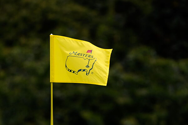 260406 General view of a pin flag during a practice round prior to the 2026...