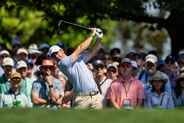 260412 Rory McIlroy of Northern Ireland during the final round of the 2026...