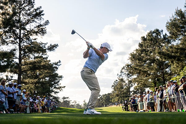 260412 Rory McIlroy of Northern Ireland during the final round of the 2026...