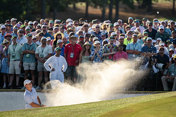 260412 Rory McIlroy of Northern Ireland during the final round of the 2026...