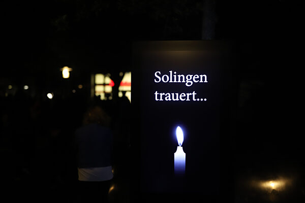 Gedenken der Opfer in Solingen