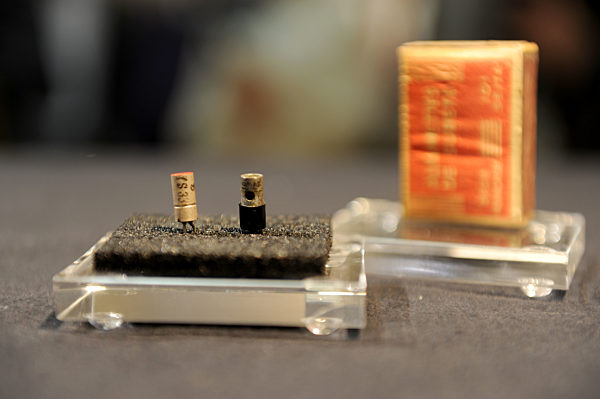 Historischer Transistor im Deutschen Museum in München, 2019