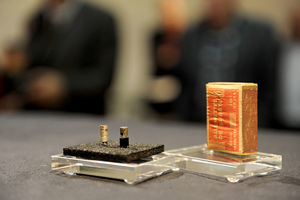 Historischer Transistor im Deutschen Museum in München, 2019