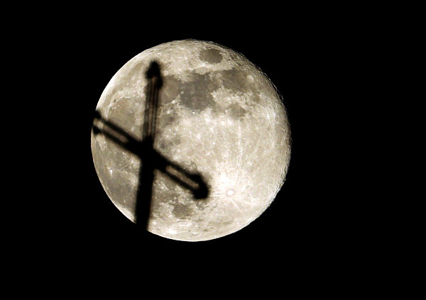 Vollmond über Siegertsbrunn, 2019