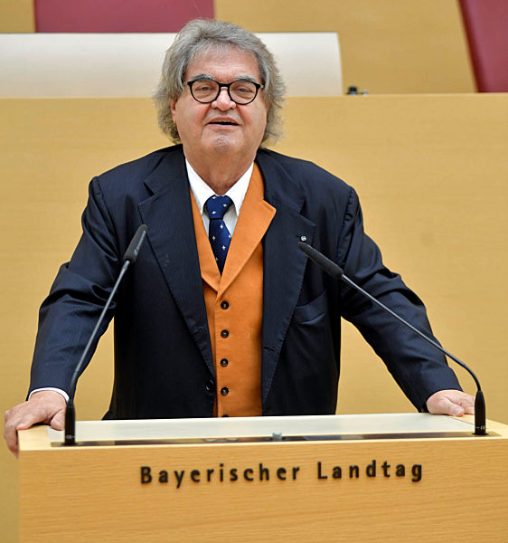 Helmut Markwort im Bayerischen Landtag in München, 2019