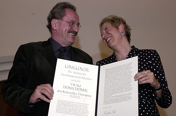 OB Christian Ude und Doris Dörrie