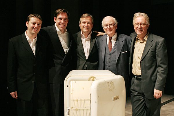 Lesung zur 500. Kolumne von Axel Hacke im Münchner Residenztheater, 2005