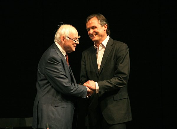 Lesung zur 500. Kolumne von Axel Hacke im Münchner Residenztheater, 2005