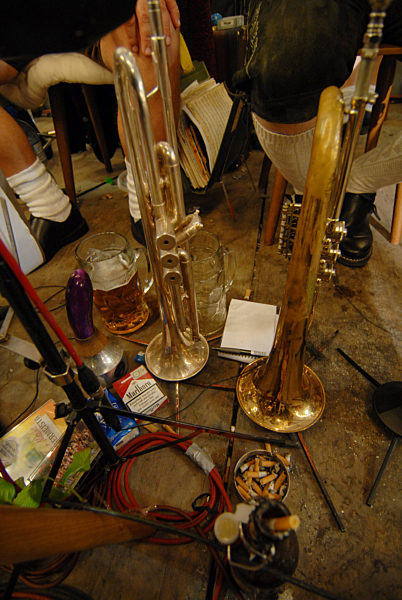 Blasmusiker auf dem Münchner Oktoberfest, 2009 | Brass band music at the Oktoberfest in Munich, 2009