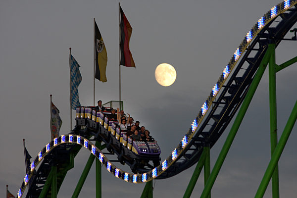 Achterbahn auf dem Münchner Oktoberfest, 2009