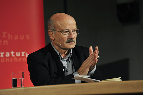 Umberto Eco Jean-Claude Carriere Volker Schlöndorff in München, 2010