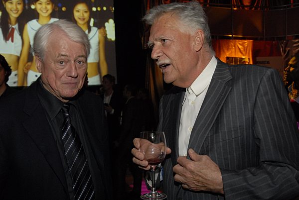 Filmemacher Alexander Kluge und Kameramann Michael Ballhaus, 2007