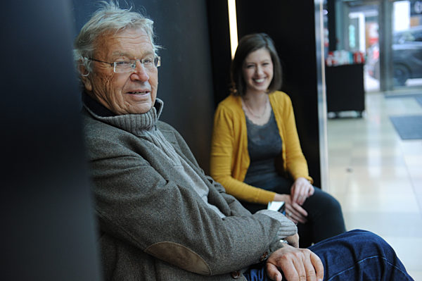 Gerhard Polt und Claudia Pichler in München, 2017