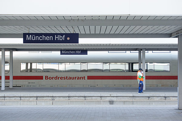 Streik bei der Deutschen Bahn in München, 2021