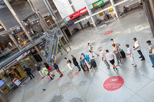 Streik bei der Deutschen Bahn in München, 2021