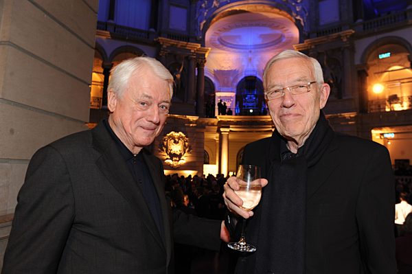 Alexander Kluge und Eberhard Ebner bei SZ Nacht in Berlin, 2011
