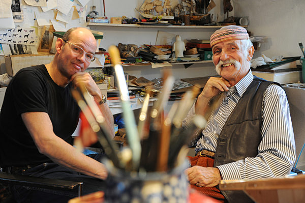 Ali Mitgutsch und Sohn Florian Mitgutsch, 2011