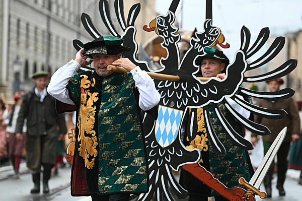 Trachten- und Schützenumzug zum Münchner Oktoberfest, 2022