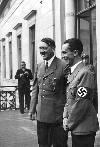Hitler and Goebbels, 1936