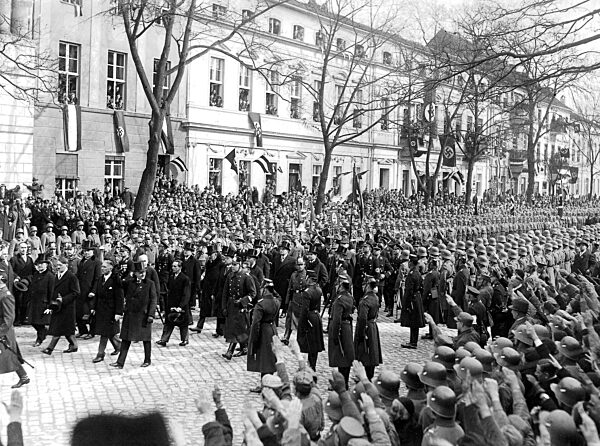 Parade am Tag von Potsdam, 1933