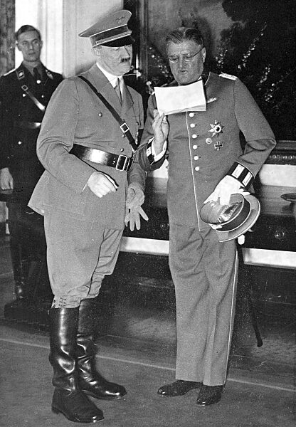 Hitler, Meissner on Hitler's birthday