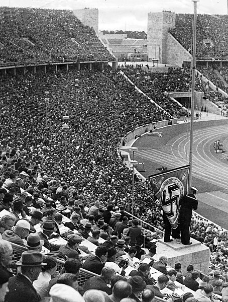 Opening of the Summer Olympics in Berlin, 1936