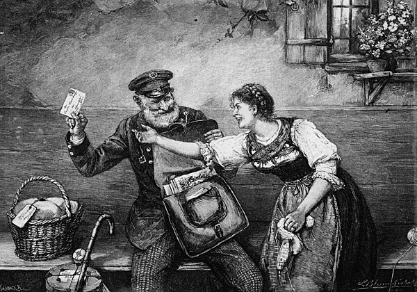 Postman, around 1900