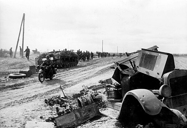 Combat zone east of Kiev, 1941