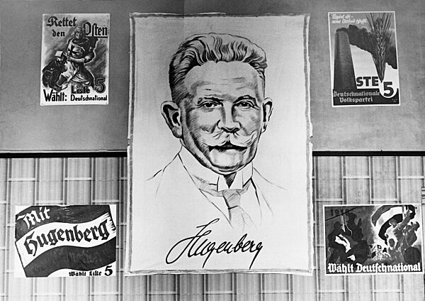 Poster of Alfred Hugenberg, 1932