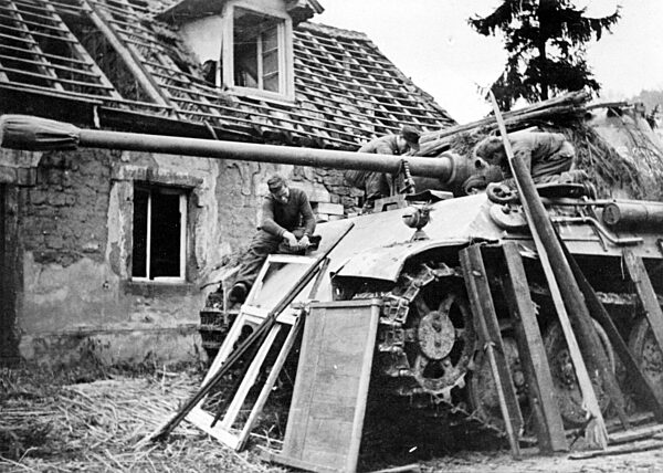 German panzer V 'Panther' in the Vosges, 1944