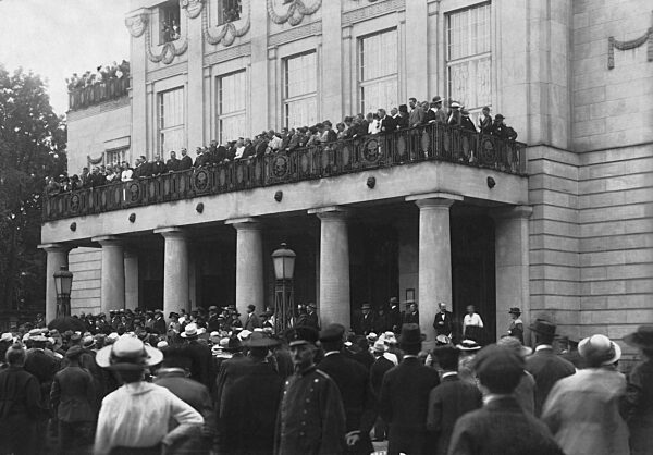 Address of the Reich President Friedrich Ebert in Weimar, 1919
