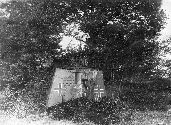 Deutscher Panzer A7V, 1918