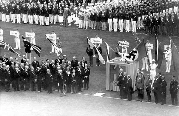 Opening of the Summer Olympic Games, 1936