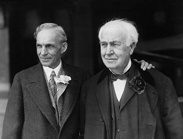 Henry Ford and Thomas Alva Edison, 1927