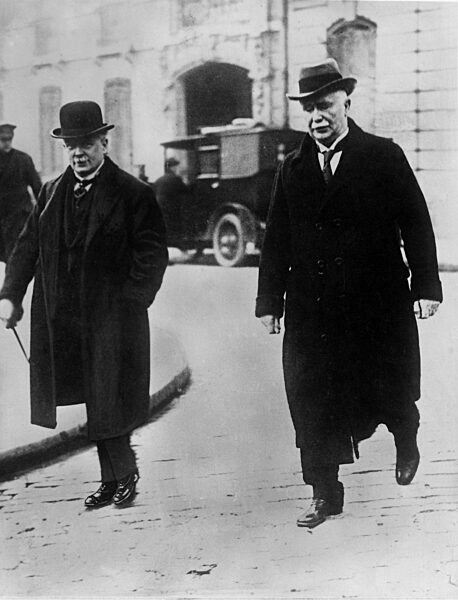 David Lloyd George during the Paris Peace Conference, 1919