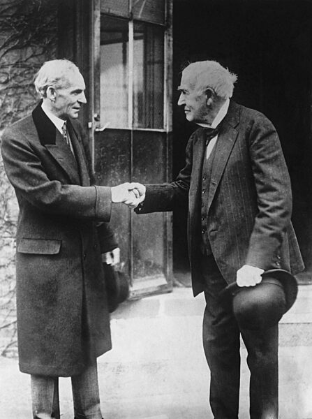 Henry Ford and Thomas Alva Edison, 1928