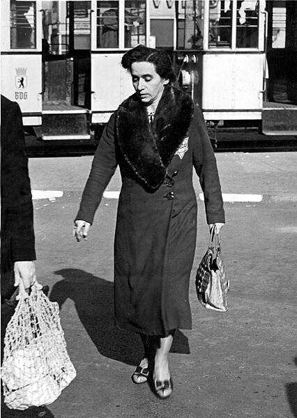 Woman with Jewish Badge, 1941