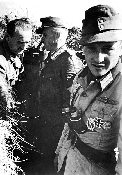 Artur Axmann on the Eastern Front in 1944