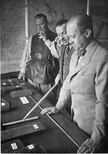 Hermann Göring mit Paul Pleiger und Paul Körner, 1930er