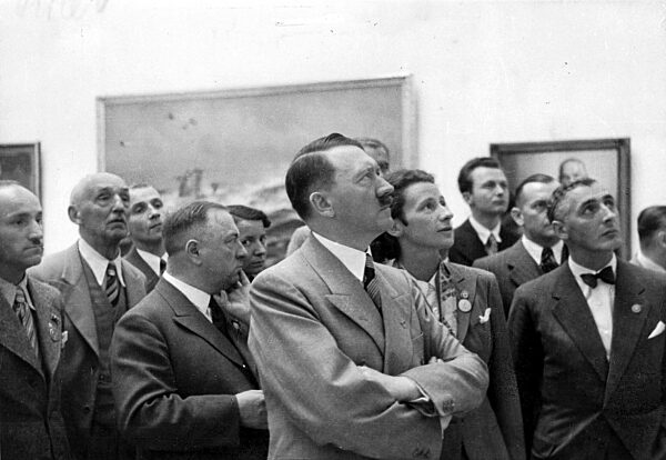 Adolf Hitler in the Haus der Kunst, 1937