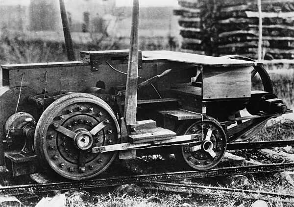 Electric locomotive by Thomas Alva Edison