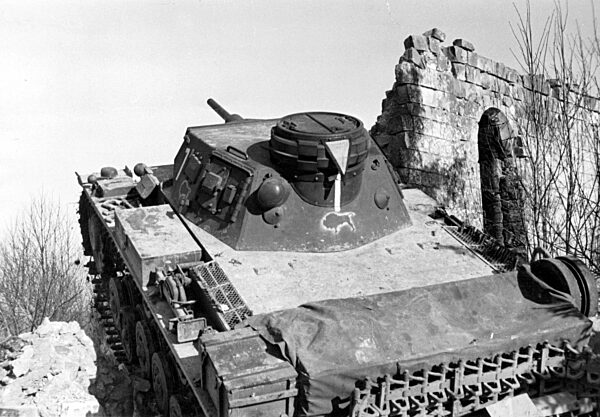 German Panzer III E in France, 1940