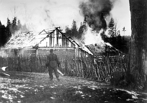 German soldiers in the fight against Russian partisans, 1942