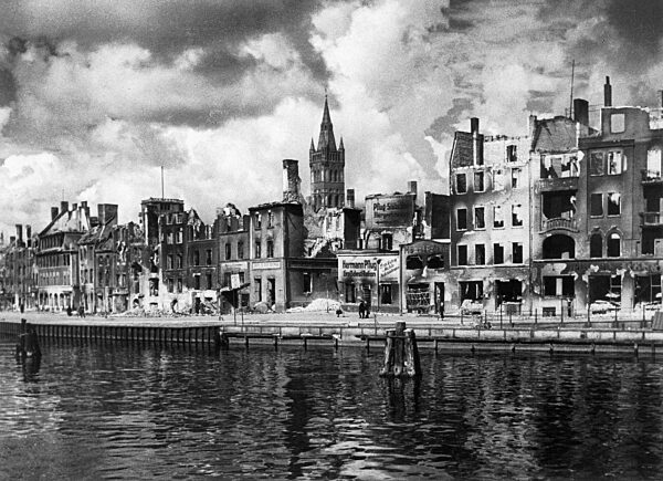 Destroyed Koenigsberg, 1944