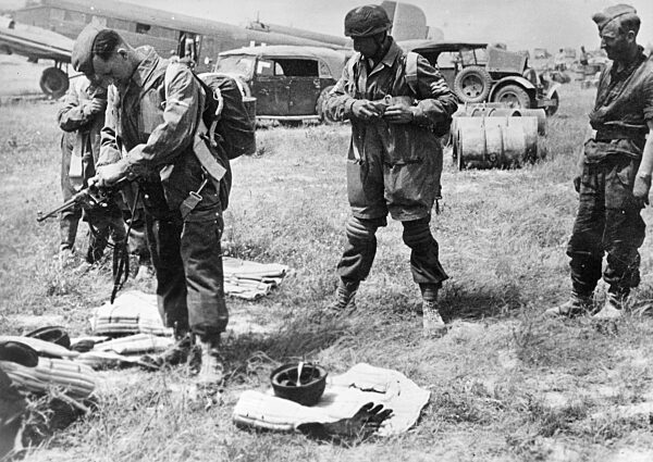 Paratroopers at the airfield of Heraklion, Crete 1941