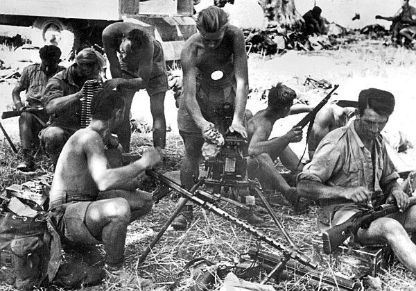 Deployment of German paratroopers in Crete in 1941