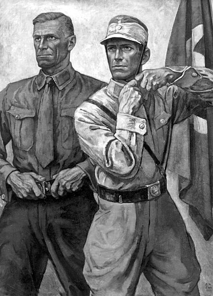 'The SA' painting by Elk Eber